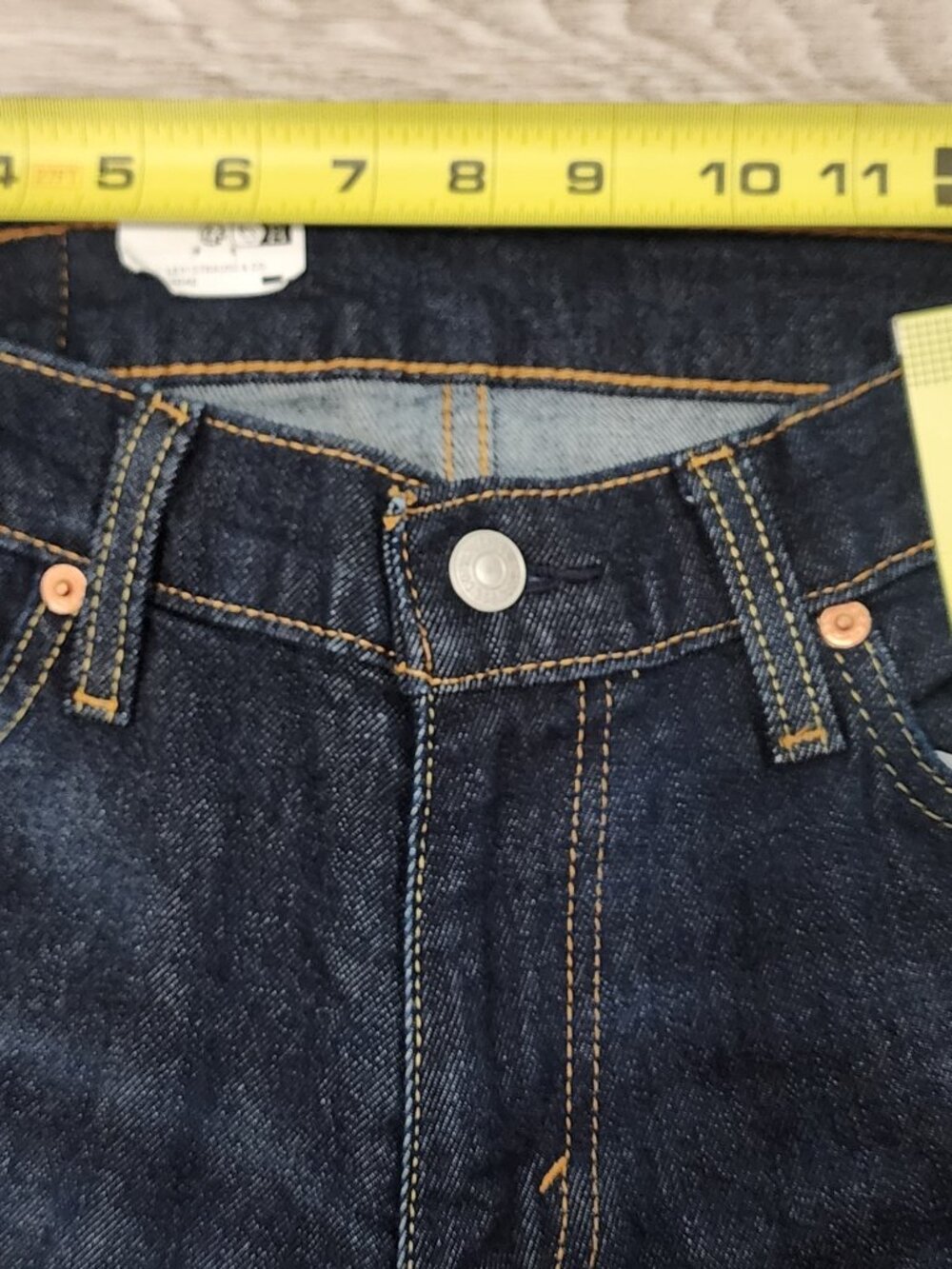 Levi's 511 Slim Fit Stretch Flex Dark Wash Jeans Size Men's W30 L32 NWT - Picture 6 of 11